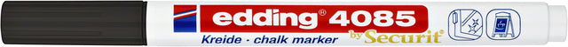 Chalkstift Edding von Securit 4085 um 1-2 mm schwarz | 10 Stück