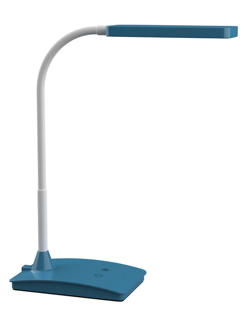 Bureauamp Maul Pearly LED -Farbvario dimmbarer Atlantikblau