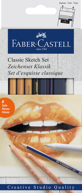 Graphitstifte Faber-Castell Goldfaber Classic 6-Piece