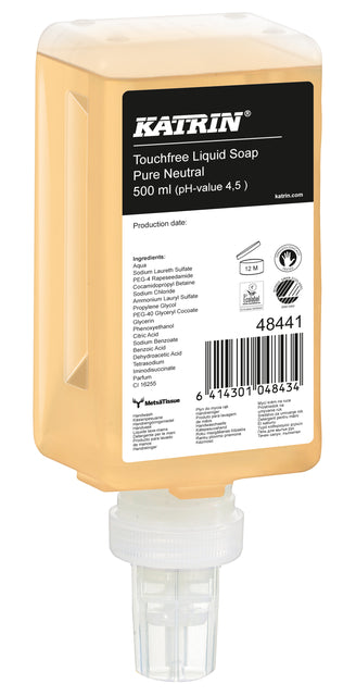 Handseife Katrin 48441 Touchfree Pure Neutral 500ml | 12 Stücke