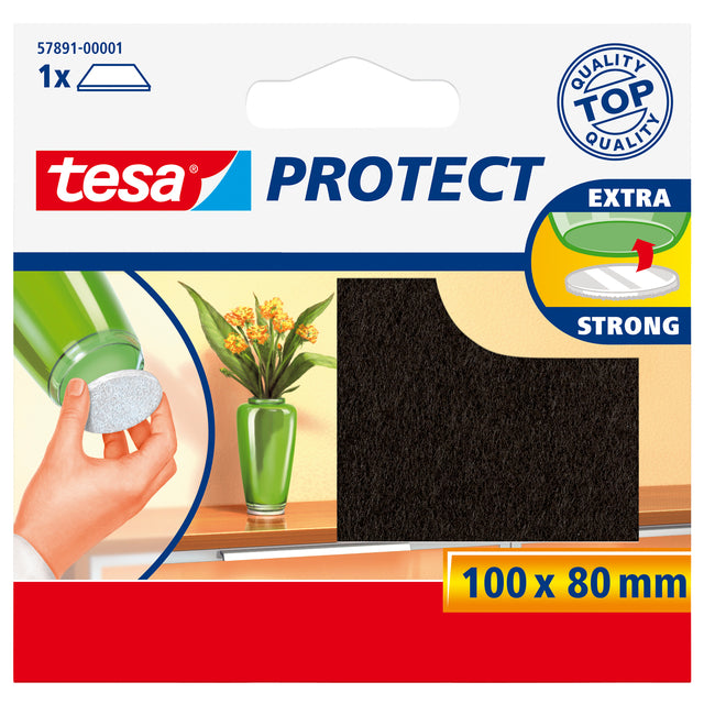 Schutzgefühl Tesa Anti -Gras 57891 80x100mm braun
