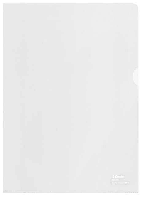 Insteekmap L-fach Esselte A4 100% recycelter pp transparenter Mat | 310 Stücke