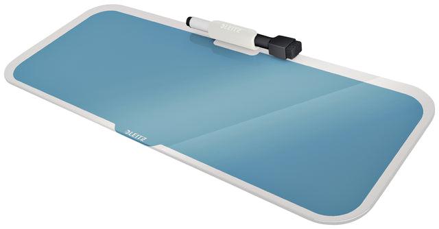 Glass Desktop Pad Leitz gemütlich blau