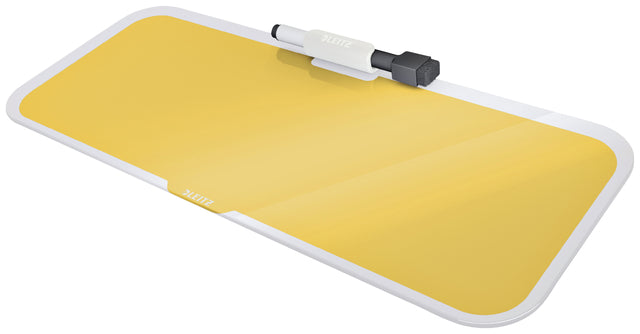 Glass Desktop Pad Leitz gemütlich gelb | 72 Stücke