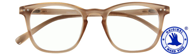 Lesen Sie eine Brille Ich brauche Sie gefroren +2.00 dpt braun
