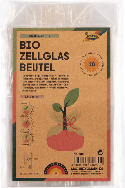 Cello -Pocket Folia 95x160mm transparent