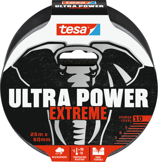 Klebeband Tesa 56623 50mmx25m Ultra Power Extreme Schwarz