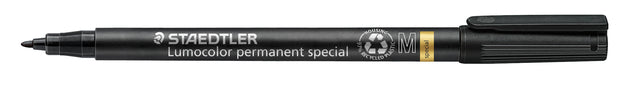 Filzstift Staedtler Ohp Lumo M 319 Dauerwelle Spezial Schwarz | Umkarton mit 10 Stück