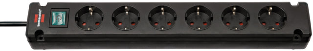 Socket Brennenstuhl Bremounta 6-fach 3m Schwarz