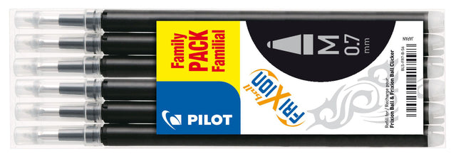 Roller Stiftfüllung Pilotfrixion schwarz 0,35 mm