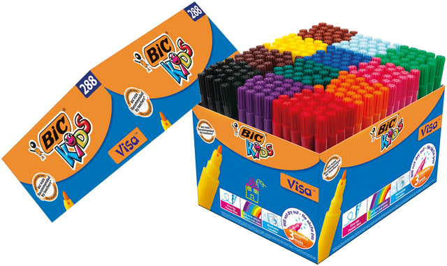 Colorstift Bickids Visa Fine Schoolbox 288 Stück Assorti