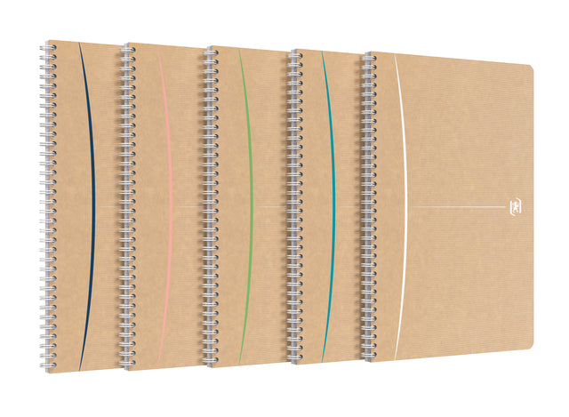 Spiralblock Oxford Touareg A4 90vell Line Assorti