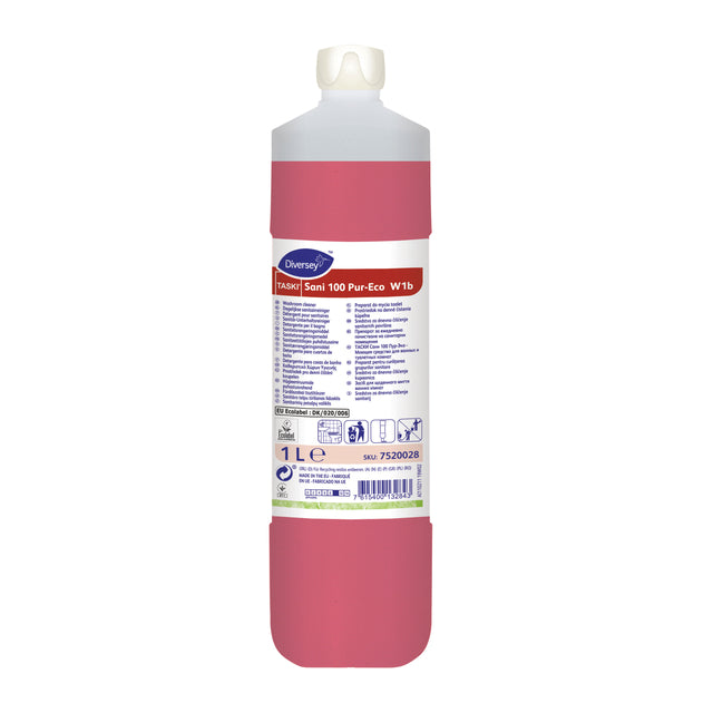 Sanitärreiniger Taski Sani 100 Pur-Eco 6x1l | Umkarton mit 6 Stück
