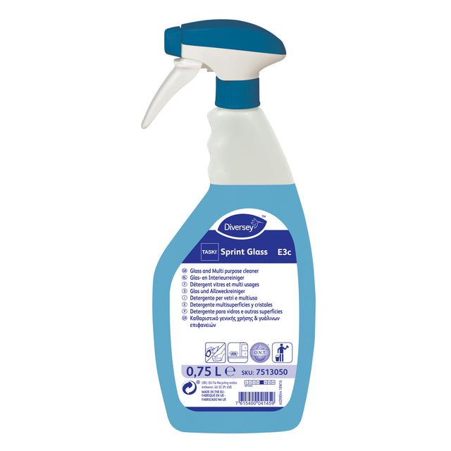 Glasreiniger Taski Sprint 6x0,75l | Umkarton mit 6 Stück