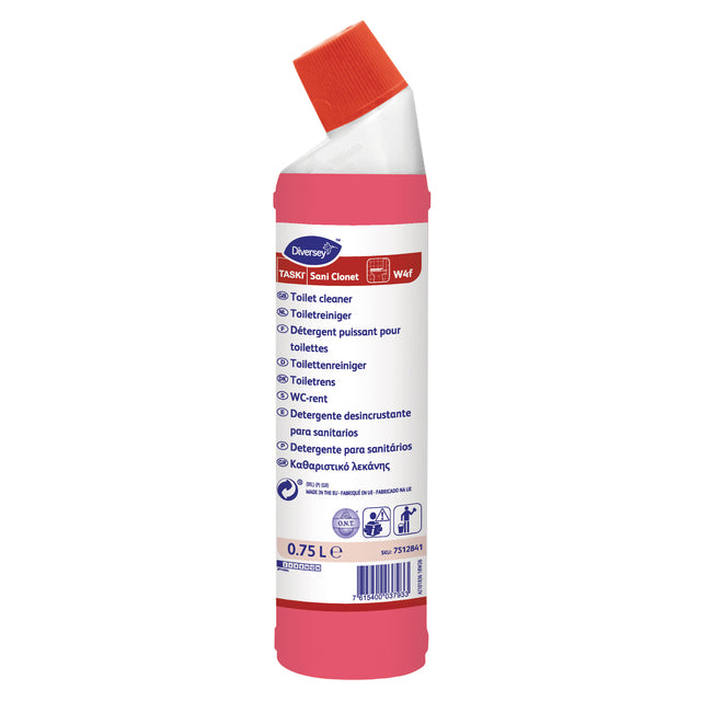Toilettenreiniger Taski Clonet 0,75L | 6 Stück