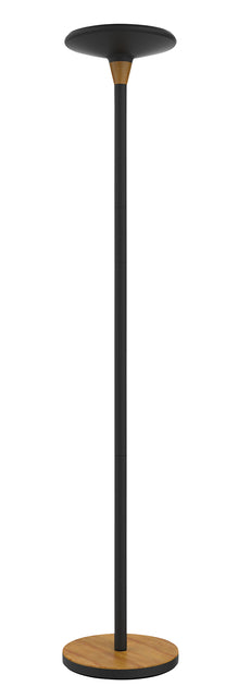 Stehlampe unilux baly led Bambus schwarz