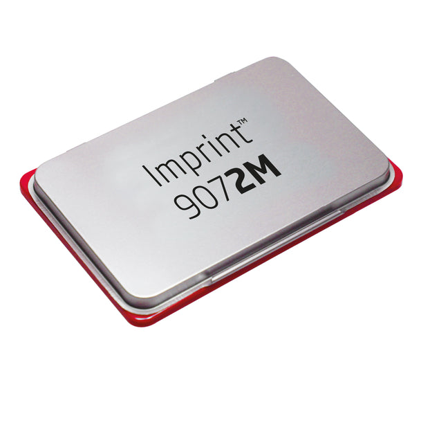 Briefmarkenpolster Tradat 9072m Metall 11x7cm rot