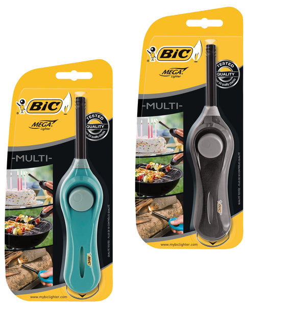 Leichterer BIC Megalighter U140 Multi Assorti | 10 Stück