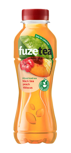 Zündertee - Erfrischungsgetränk Fuzetea Peach Hibiscus Petbles 400 ml