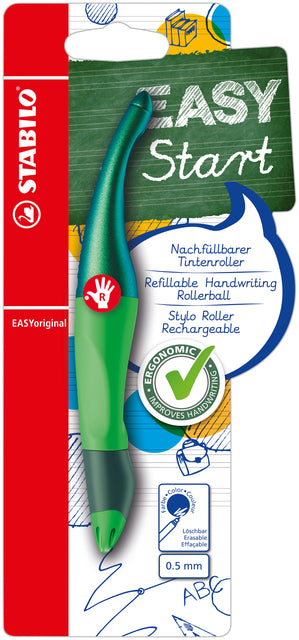 Rollerpen Stabilo Easyoriginal Right -Handed Groen Holography Edition Blister | 5 Stücke