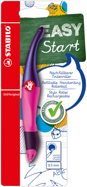 Rollerpen Stabilo Easyoriginal Right -Handed Magenta Holography Edition Blister | 5 Stücke