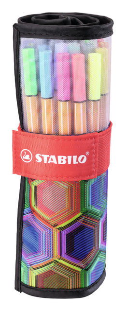 Fineliner Stabilo Point 88 Arty Edition Roller Tempo Schwarz bei 25 Farben | 5 Stücke