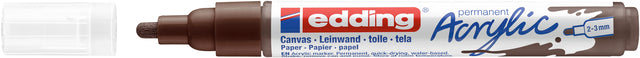 Acrylmarker Edding E-5100 Medium Chocolate Brown | 10 Stück