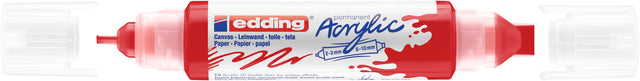 Acrylmarker Edding E-5400 3D-Doppel-Liner-Verkehr Rood