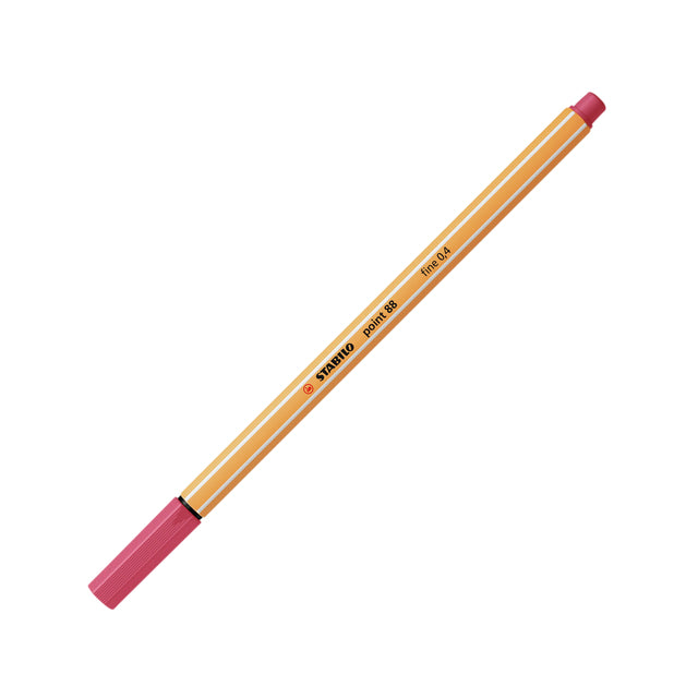 Fineliner Stabilo Point 88/49 Erdbeeren rot | 10 Stück