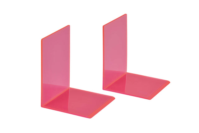 Bookend Maul 10x10x13cm Acryl Neon Red | 10 Stück