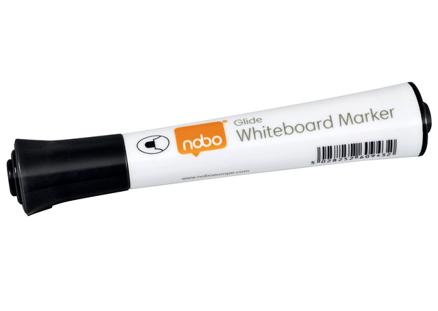 Felt -Tip Pen Nobo Whiteboard Glide Round Black 2 mm | 10 morceaux