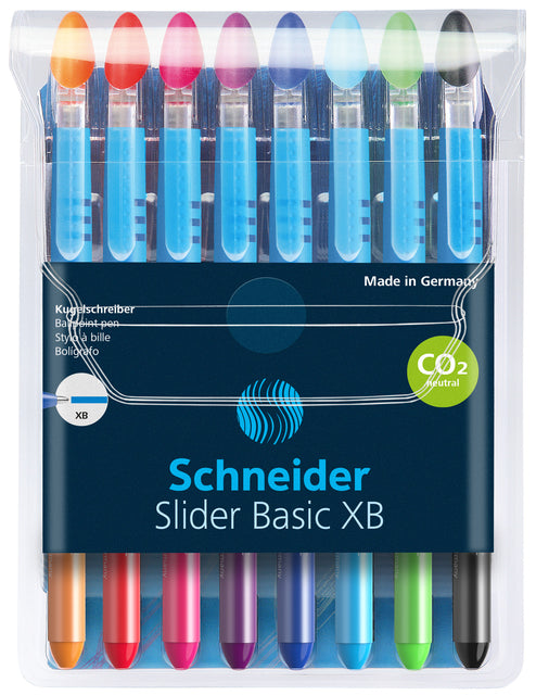 Rollerpen Slider Grundfarben xb assorti penny a 8st.