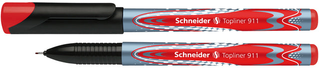 Fineliner Schneider Topliner 911 0,4mm Rot | Umkarton mit 10 Stück