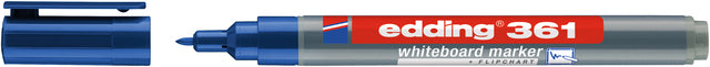 Filz -Tip Edding 361 Whiteboard um 1 mm blau | 10 Stück