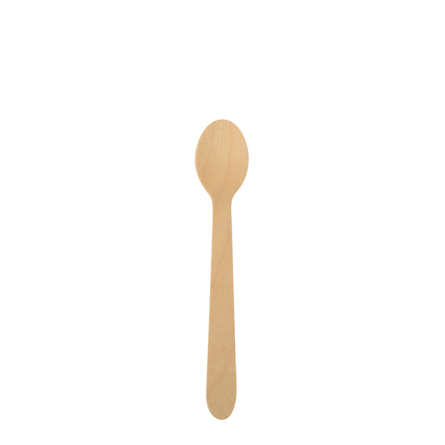 Kaffeelöffel Papstar 110 mm Holz