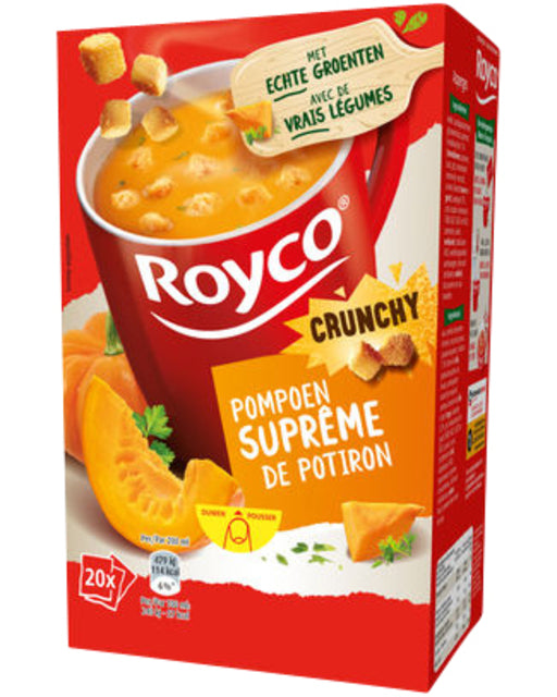 Suppe Royco Kürbis Oberste mit Croutons 20 Taschen