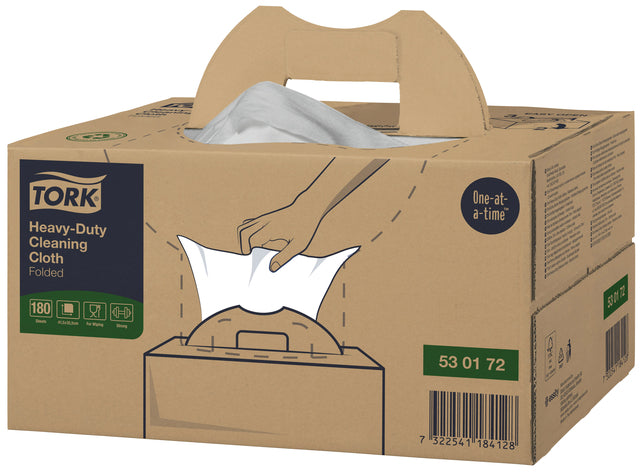 Reinigungstuch Tork Hochleistungs-W7-Handybox 530172 | Karton mit 180 Blatt