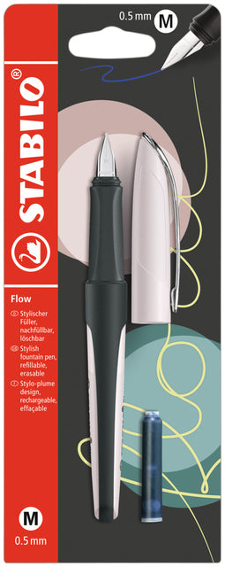 Brunnenstift Stabilo Flow Pastell Rosy | 5 Stücke