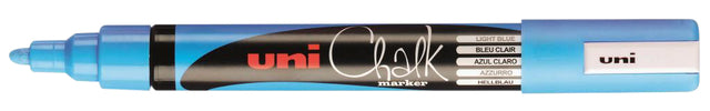 Kreidemarker Uni-Ball-Kreide rund hellblau