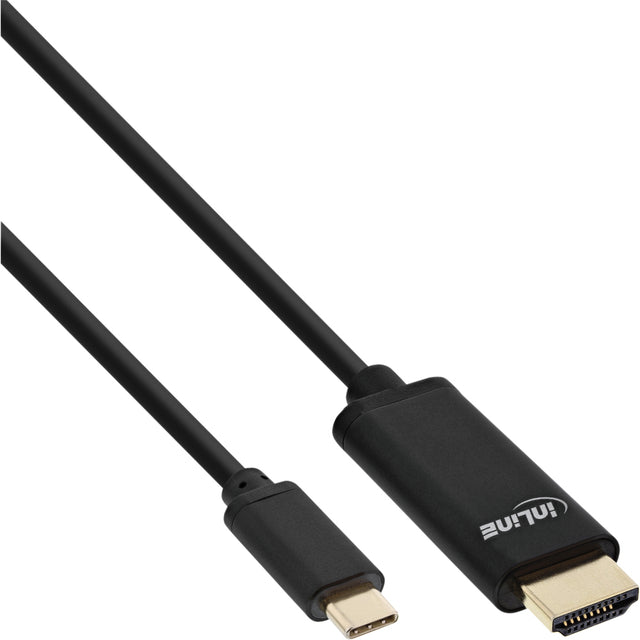 Kabelinline USB-C HDMI 3.1 2,0 4K M/M 2 Meter schwarz | 40 Stücke