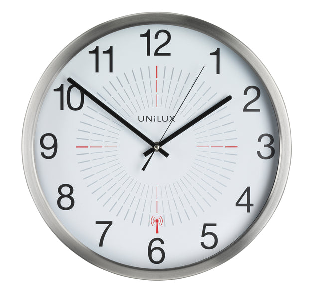 Wanduhr Unilux Outdoor Radio kontrolliert Grau | 5 Stücke