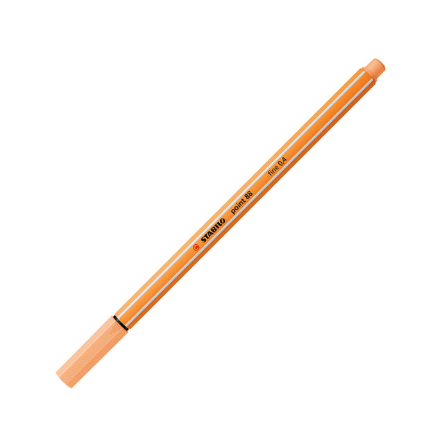 Fineliner Stabilo Punkt 88/25 Pastell Oranje | 10 Stück