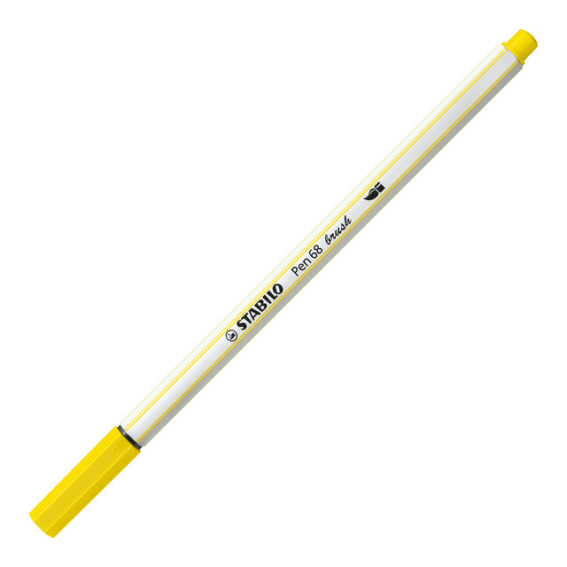 Pinselstabilo Pen 568/24 Zitronengelb | 10 Stück