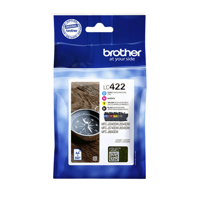 Tintenpatronenbruder LC-422VAL Black 3 Farben