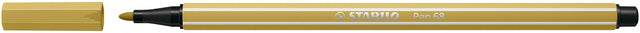Filz -Tip Stift Stabilo Pen 68/66 Khaki | 10 Stück