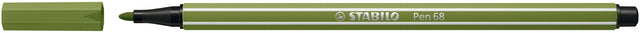 Filz -Tip Stift Stabilo Pen 68/35 Moss Green | 10 Stück