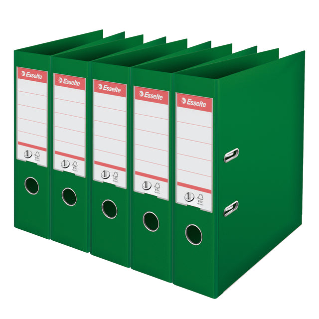 Ordner Esselte Nr. 1 Power PP 75 mm Grün | 4 Stück