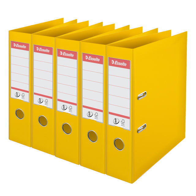 Ordner Esselte Nr. 1 Power PP 75 mm Gelb | 4 Stück