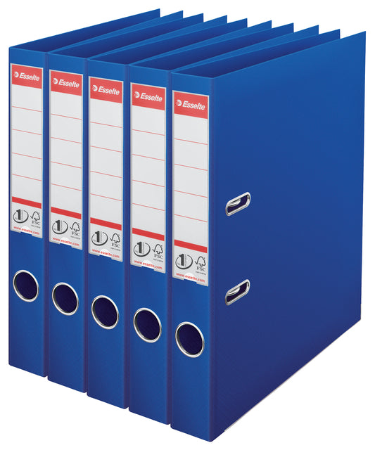 Esselte Nr. 1 Power Ordner S. 50 mm Blau | 5 Stücke