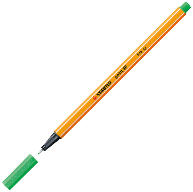 Fineliner Stabilo Point 88/16 Smaragd Green | 10 Stück